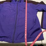 Adidas Vintage Sport Zip Up Windbreaker Purple Black Photo 7