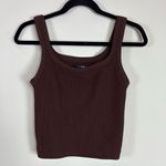 Cuts Clothing CUTS‎ Coreflex Ribbed Cropped Tank in Sierra Size Large Photo 3