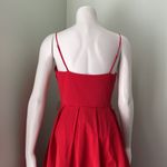 J.Crew Red Spaghetti Strap Dress (missing black Velvet Sash) NEW Photo 10