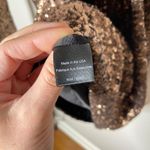 Dress the Population  Jaden Cutout Dress Size Small Copper Sequin Long Sleeve Photo 7