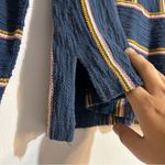 Faherty  Seabrook Poncho Navy Sayulita Stripe Size XS Photo 4