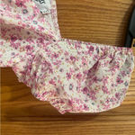 Princess Polly  Elmer Ruched Lined Mini Dress Pink & White Floral‎ Size 0 Photo 8