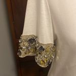 Tory Burch NWT Dawn Jewel Sleeve Tee Sz M Photo 2