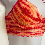 PINK - Victoria's Secret Victoria's Secret Pink Lace Bralette Bra Lightly Lined Underwire Size XS Tie Dye Photo 1