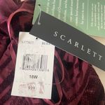 Scarlett NWT Berry Maroon Wine Glitter Sleeveless Sheath Dress Party Holiday New Photo 6