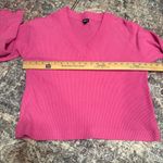GapBody Ribbed V Neck Long Sleeve Top & Jogger Pants Set Pink Medium Photo 4