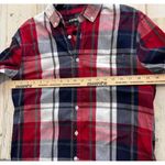 EXPRESS * Women's Size SP Plaid Roll-Tab Button-Down Shirt Casual Chic Stylish Photo 5