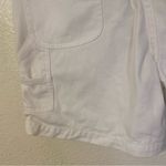 Chadwick's  Vintage Ivory White Denim Carpenter Shorts Size 10 Photo 4