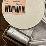 Storia Brand Silver Faux Leather Overalls Size Small Photo 10