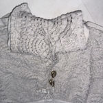 Lilly Pulitzer  Claudette White Crochet Minimalist Old Money Drawstring Shorts M Photo 3