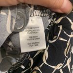 Adrienne Vittadini  Black Chain Link Long Sleeve Turtleneck Large Blouse.    2375 Photo 6