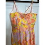 RUNAWAY THE LABEL  REVOLVE Tammy Maxi Dress Orange Pink‎ Medium V Neck Front Slit Photo 6