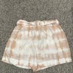 Evereve NWT  High Waist Tie Dye Ruffle Short Sz L Photo 6