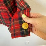 Vintage Embassy Row Plaid Double Breasted Blazer Sz 16 Red Photo 3