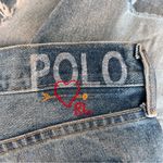 Ralph Lauren Polo  Avery Boyfriend Distressed Jeans Embroidered Size 27 Photo 7