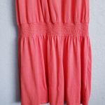 Soft Joie Coral Pink Bailee Blouson Tank Dress Size L Photo 2