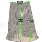 Pink Laundry Black and White Striped Smock Waist High Photo 5