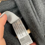 Go Couture Geometric Print Turtleneck High-Low Sweater Tunic Gray Size M Photo 9