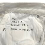 Aritzia Denim Forum '90s Halle Skirt White Denim Size 28 Y2K Slit Midi Skirt Size M Photo 3