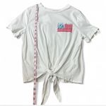 Atticute Front Tie “Made in‎ the USA” Tee Photo 12