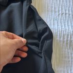 Chic Black Belted Mini Dress Size M Photo 6