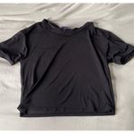 One Clothing  Shear Black Crop Top Photo 0