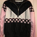 Forever 21 Pink And Black Windbreaker Photo 0