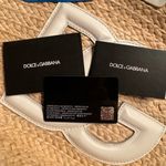 Dolce & Gabbana Kendra DG Logo Woven Straw Tote in Giallo Photo 14