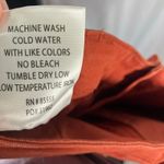 Studio Blue  Rust Orange Cropped Pants Womens‎ 28 Cotton Stretch Utility Trousers Photo 1