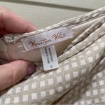 Winston White Devyn Strapless Checkered Dress Tan White Size Small Photo 7