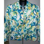 Coldwater Creek  Women's Multicolor Zip Pockets Blazer Jacket‎ Size 1X Photo 1