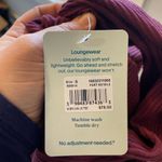 Tommy John Zen ribbed long sleeve crew in port Royal (maroon) size small lounge Red Photo 6