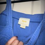 Maeve  by Anthropologie Blue Button Down Tank Top size 8 Photo 3