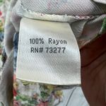 LC Lauren Conrad NEW SMALL Cream Floral Romper Sleeveless Button Up Front Photo 9