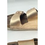 Birkenstock ‎ Tan Gold Women's Metallic Gold Strap Sandals - Size No Size Photo 6