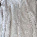 Laura Scott White Fuzzy Zip Up Photo 0