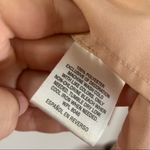 Maison Jules Peach/Cream Lace Accent Blouse Medium Photo 6