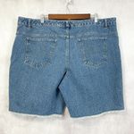 Faded Glory  Womens Denim Shorts Size 22W Cutoff Stretch Western Boho Summer Vaca Photo 3