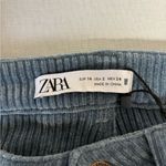 ZARA  Blue Corduroy Slim Flare Pants Size 2/34 NEW Boho Hipster Photo 8