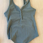 Abercrombie & Fitch VTG Y2K Ribbed Cami Bodysuit with Snap Buttons M Xx1388 Photo 0