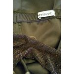 Mystic Black Sparkle Metallic Peplum Cut Halter Dress ModCloth Whimsigoth Glam Photo 8