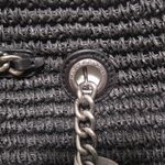 Kurt Geiger  Brixton Raffia Black Tote Photo 3