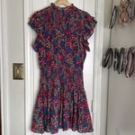 Entro floral smocked waist ruffle mini dress Red Size M Photo 5