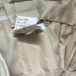 Alfred Sung NEW  Strapless Satin Twill Column Gown Removable Train Sz 4 Champagne Photo 3