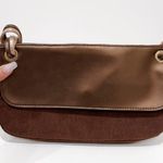 Victoria's Secret  Women's Brown Metallic Small Handbag Purse Photo 4