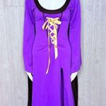 Evil queen princess dress Halloween costume cosplay size small with cape Black Photo 0