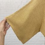 Joy Charlotta Caviar Mustard Kimono Sleeve Cotton Dress XS Minimalist Boho Chic Brown Photo 8