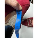 Martina Wine Red Pumps Women's 7S Slim‎ Narrow Classic Leather Heels Vintage Size 7 Photo 7