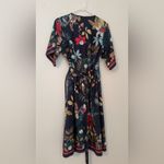 Tropical Floral Asymmetrical kimono Dress Size M Photo 4