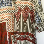 Antica Sartoria by Giacomo Cinque Swim Kaftan Dress Coverup Large Brown Photo 2